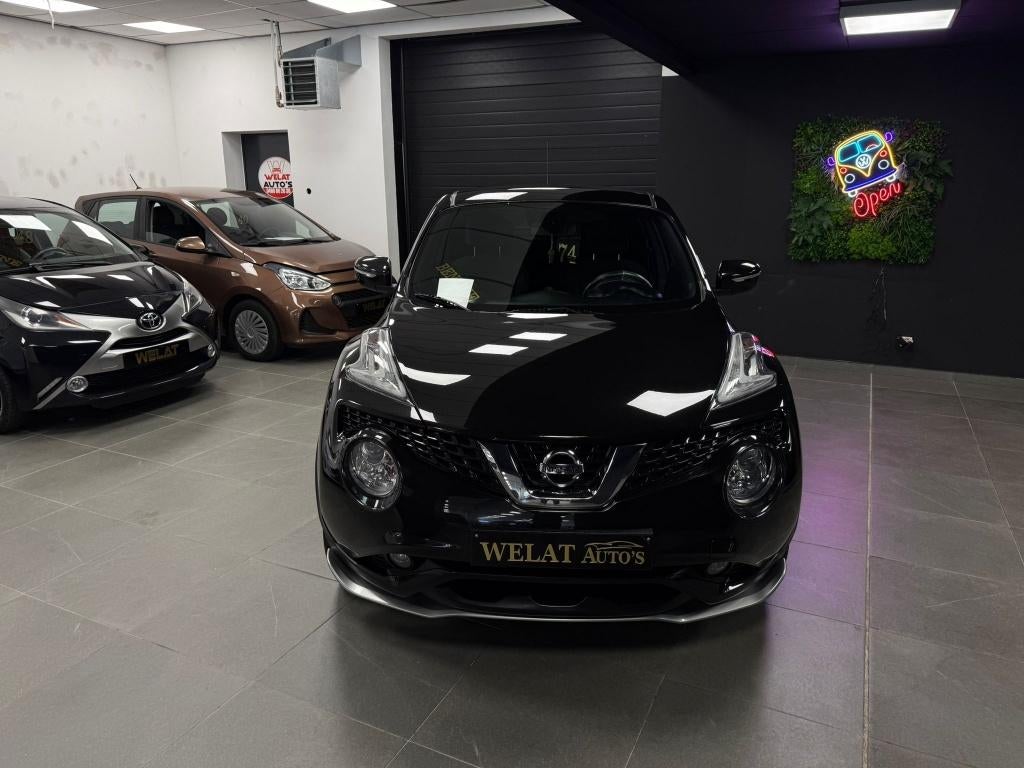 NISSAN JUKE SPECIAL EDITION 2016 BENZINE 116PK, Bluetooth, Euro 6, Zwart, Bedrijf