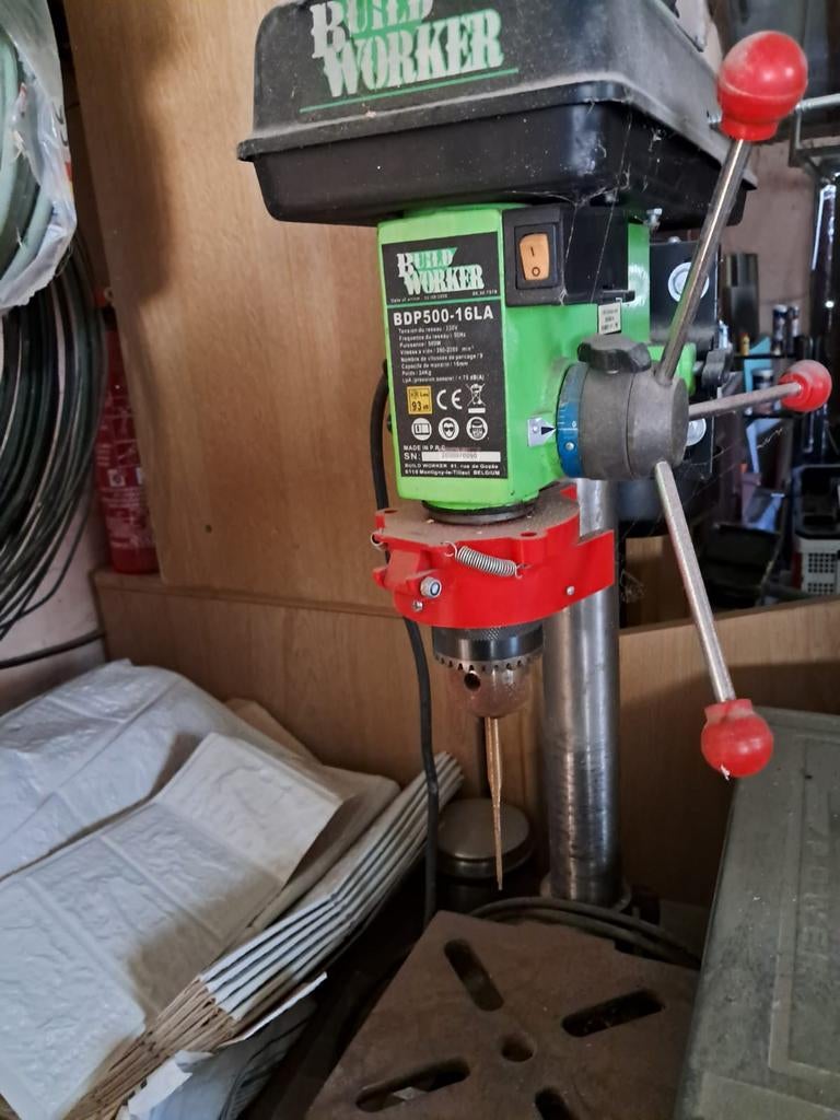 Perceuse à colonne BUILD WORKER BDP500-16LA – 500W, Doe-het-zelf en Bouw, Gereedschap | Boormachines, Boormachine, Ophalen