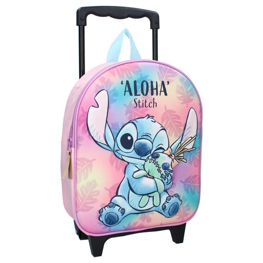 Stitch en Scrump 3D Trolley Rugzak - Disney, Wieltjes, 20 tot 30 cm, Minder dan 40 cm, Ophalen of Verzenden