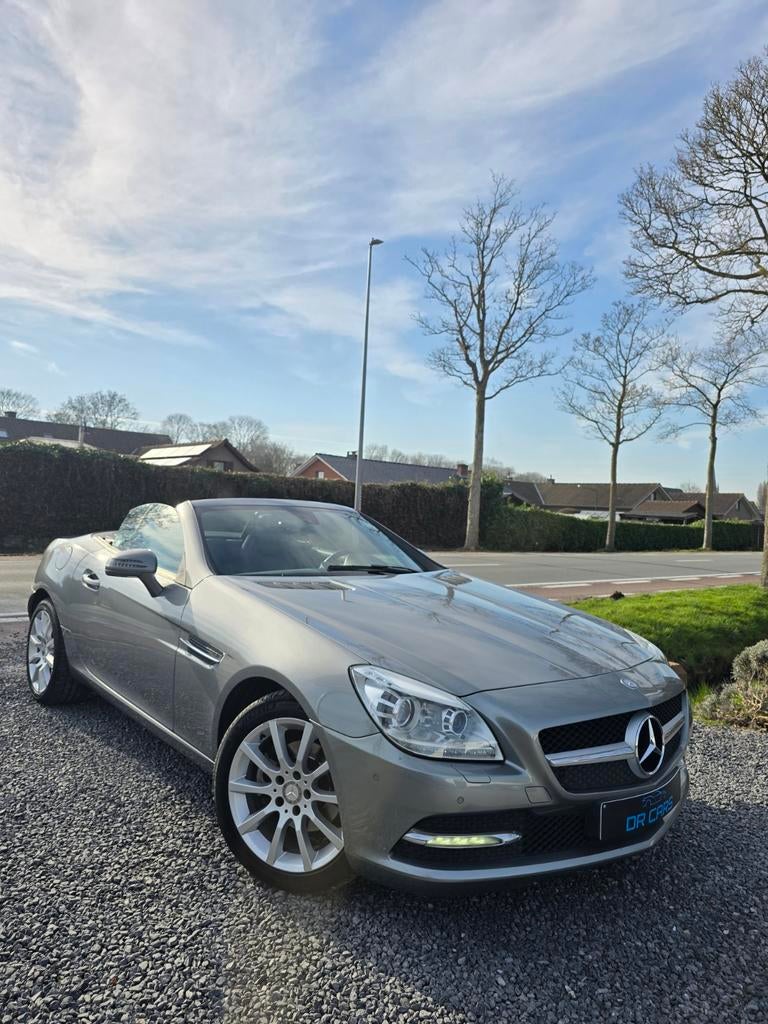 MERCEDES-BENZ-SLK 200 CABRIO//AUTOMAAT//LEDER//XENON//NAVI, Auto's, Mercedes-Benz, Automaat, Euro 5, Achterwielaandrijving, 4 cilinders