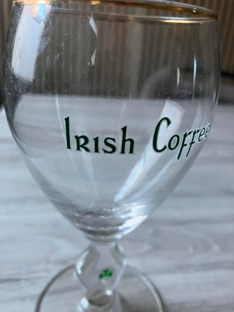 5 VERRES IRISH COFFÉE, Enlèvement, Comme neuf