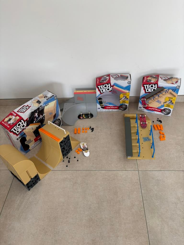 3 sets Tech Deck, Ophalen, Zo goed als nieuw