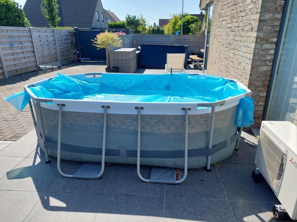 zwembad, Ophalen, 200 tot 300 cm, Zo goed als nieuw, Opzetzwembad