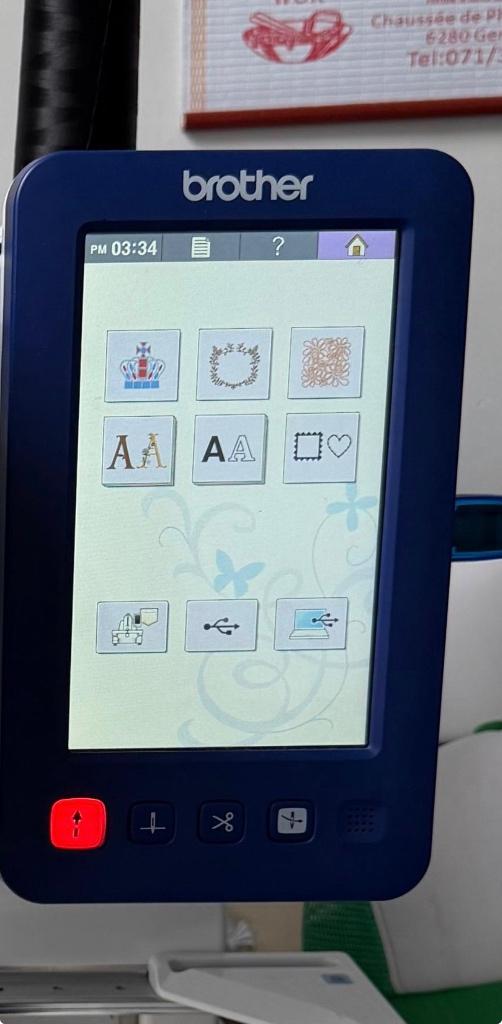 Innovis BROTHER VR-borduurmachine met PET-WIJZERPLAAT, Gebruikt, Machineborduren, Ophalen of Verzenden, Borduurmachine