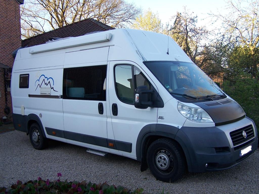 Buscamper Fiat Ducato Maxi 35 L-XLH3 2.3 JTD, Chemisch toilet, 6 tot 7 meter, Tot en met 3, Particulier