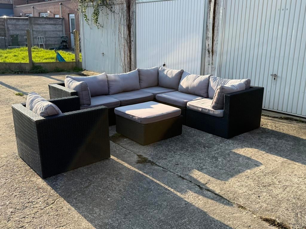 Loungeset, Tuin en Terras, Ophalen, Zo goed als nieuw, Loungeset