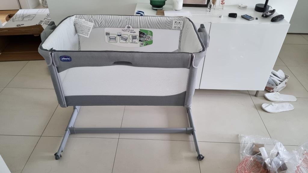 Berceau cododo Chicco Next2Me Magic Evo - gris, Enfants & Bébés, Berceaux & Lits, Comme neuf, Berceau, Enlèvement