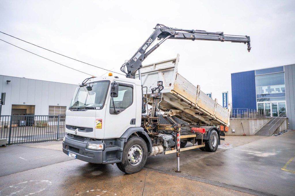 Renault PREMIUM 320+HIAB 112+2EXT (bj 2006), Auto's, Achterwielaandrijving, Elektrische ramen, Renault, Wit