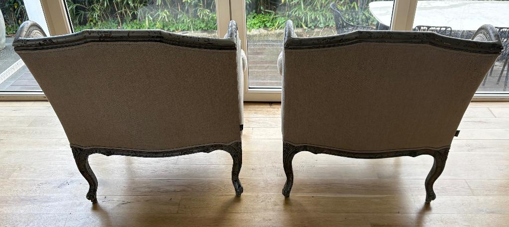 Deux fauteuils, Moins de 75 cm, Intemporelle & classique, Enlèvement, Utilisé