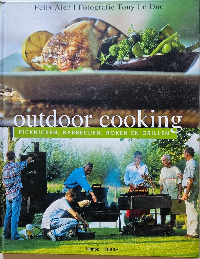 Outdoor Cooking - Picknicken, barbecuen, roken en grillen, Zo goed als nieuw, Felix Alen,, Tapas, Hapjes en Dim Sum, Ophalen of Verzenden
