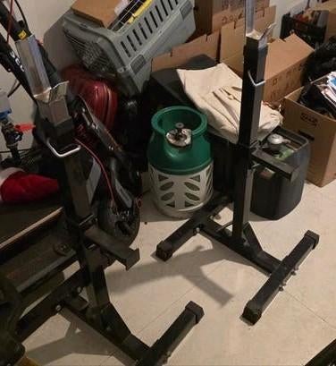 Professionele houder voor olympische halterstang fitness, Ophalen