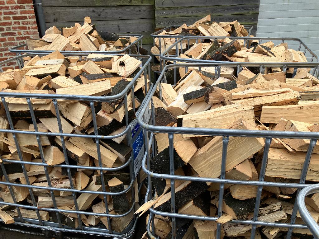 Brandhout beuk uit stam, Tuin en Terras, Brandhout, Ophalen of Verzenden, Beukenhout, Blokken