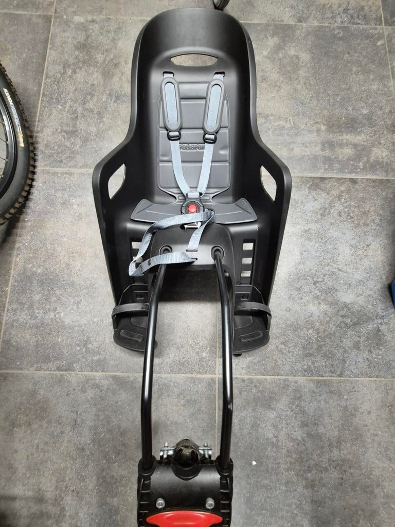 Siège vélo enfant Polisport + porte-bagages universel – comp, Vélos & Vélomoteurs, Accessoires vélo | Sièges de vélo, Repose-pieds