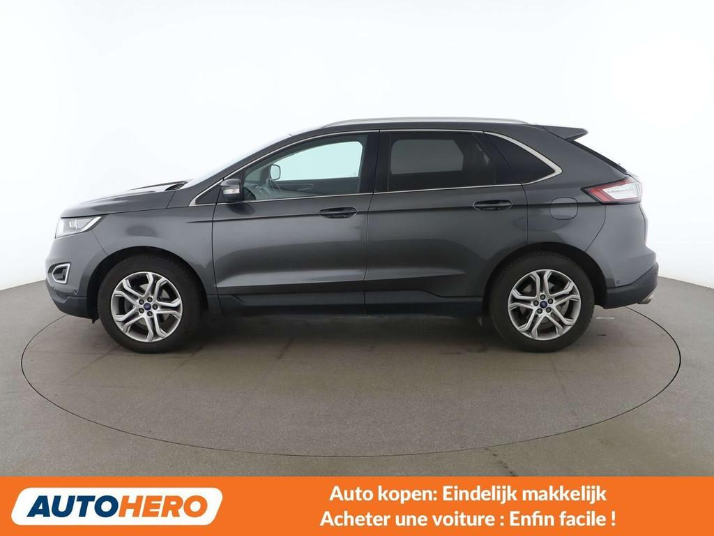 Ford Edge 2.0 TDCi Bi-Turbo Titanium 4x4 (bj 2016), Auto's, Automaat, Gebruikt, Zwart, 149 g/km