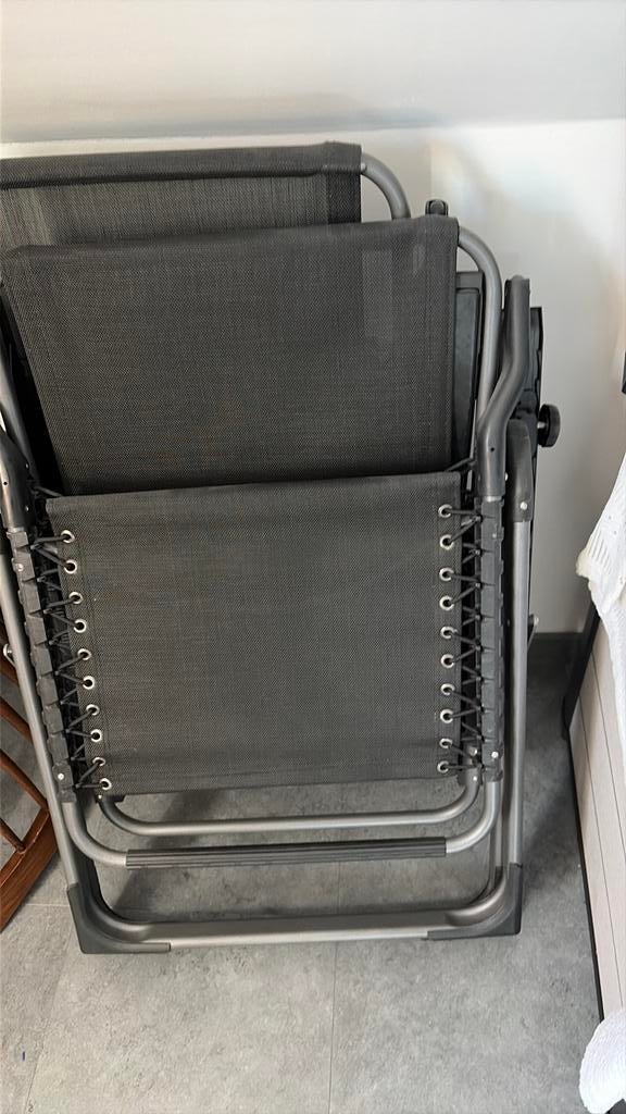 2 kampeerstoelen, Caravans en Kamperen, Kampeermeubelen, Ophalen, Gebruikt, Campingstoel