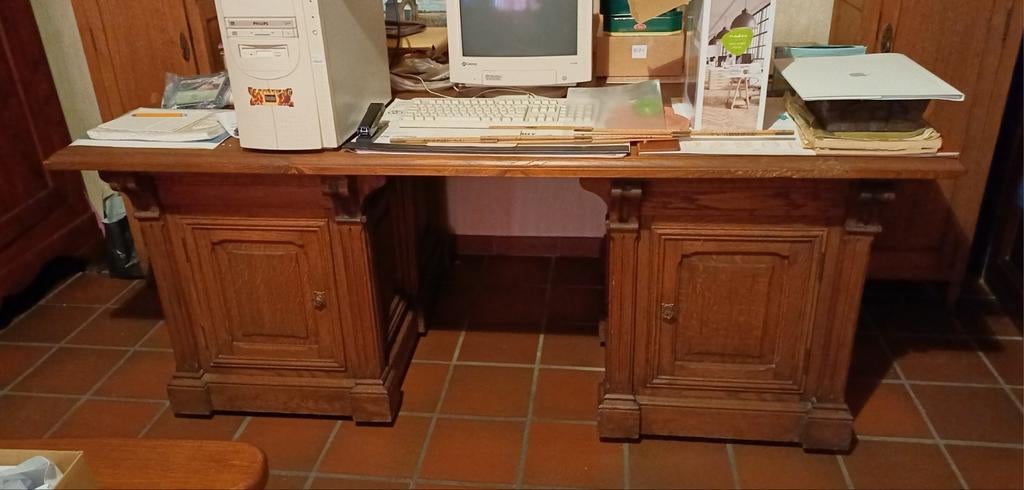 Bureau en chêne, Maison & Meubles, Bureaux, Enlèvement