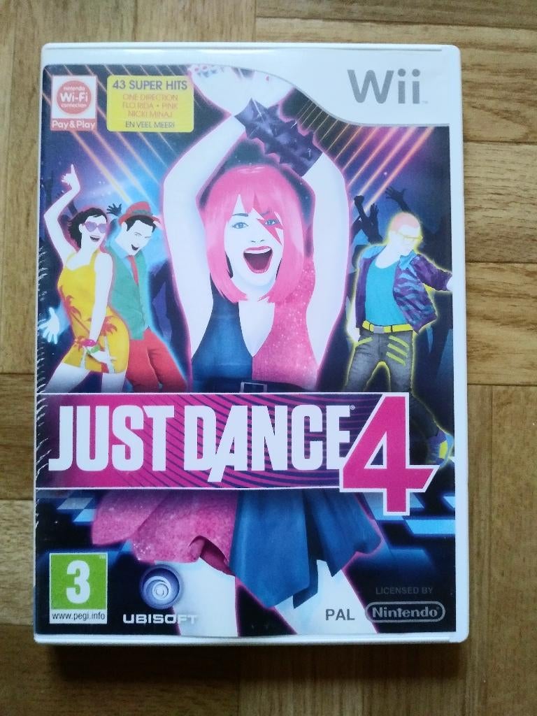 Just Dance 4 dans spel voor Wii of Wii U, Ophalen of Verzenden, Zo goed als nieuw, Eén computer, Sport