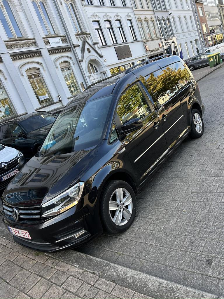 Vw Caddy Maxi 7 zitplaats 2.0 TDI Euro 6 Handgeschakeld, Auto's, Voorwielaandrijving, Euro 6, Particulier, 103 kW