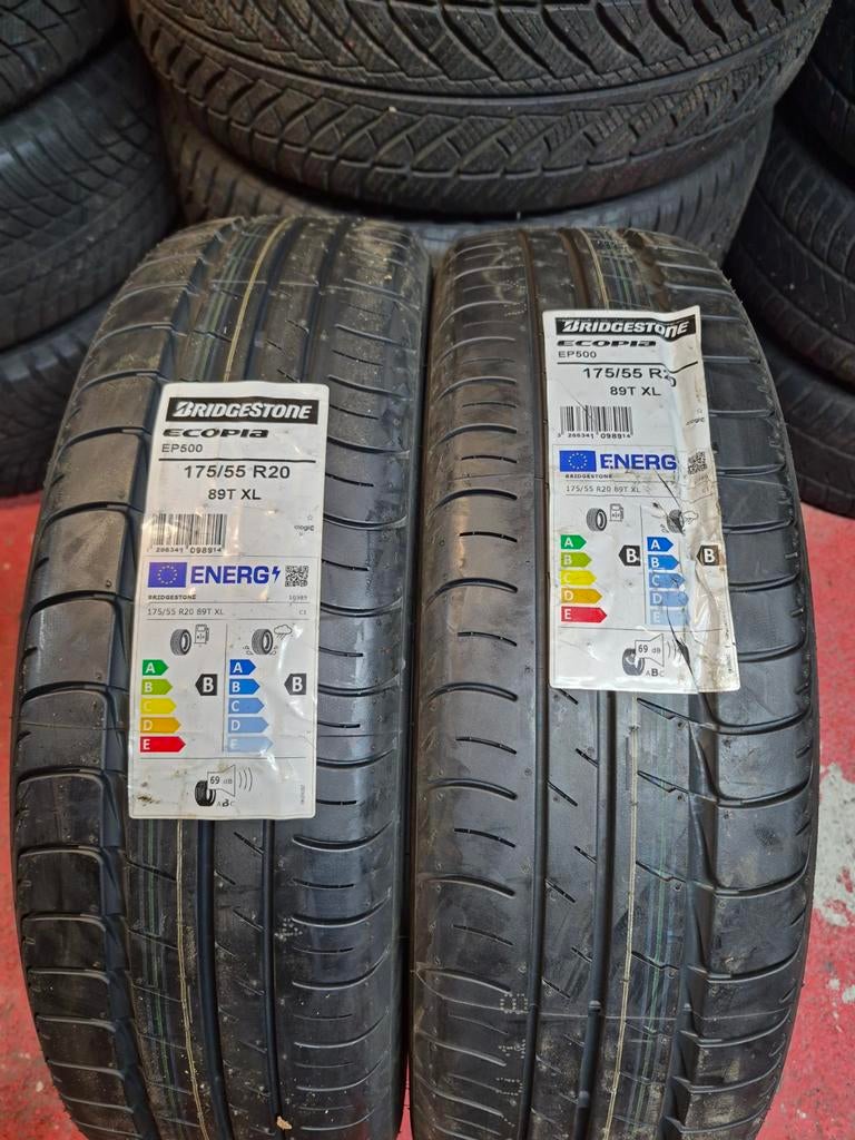 2 pneus Neuf Bridgestone Ecopia EP500 175/55/20 étoilée, Enlèvement, Neuf, BMW