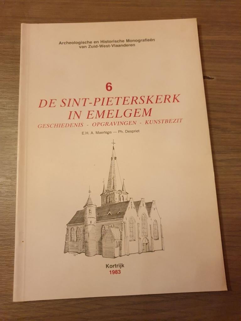 EMELGEM IZEGEM De Sint-Pieterskerk in Emelgem., Boeken, Geschiedenis | Stad en Regio, Gelezen, Ophalen of Verzenden