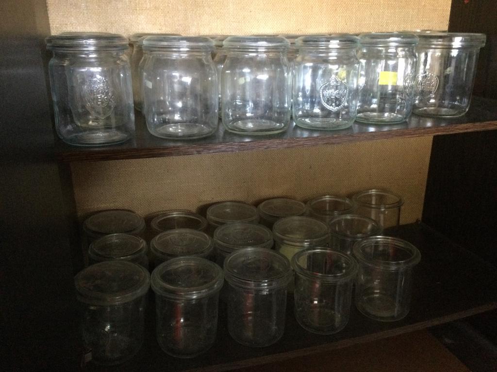 Weck bokalen - inmaakbokalen - steriliseerbokalen - ook klem, Enlèvement ou Envoi, Utilisé