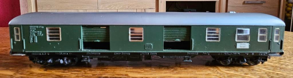 Wagon fourgon vert  fleischmann HO 1/87, Wagon, Fleischmann