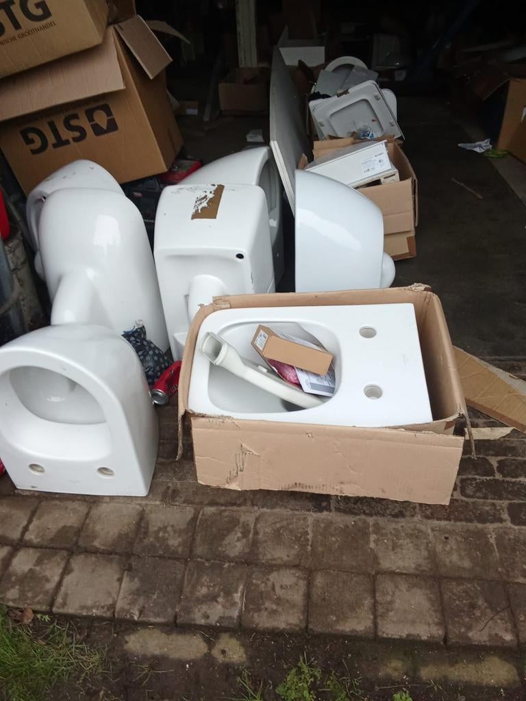 Lot de WC douche italienne évier double vasq radiateur therm, Enlèvement ou Envoi, Douche