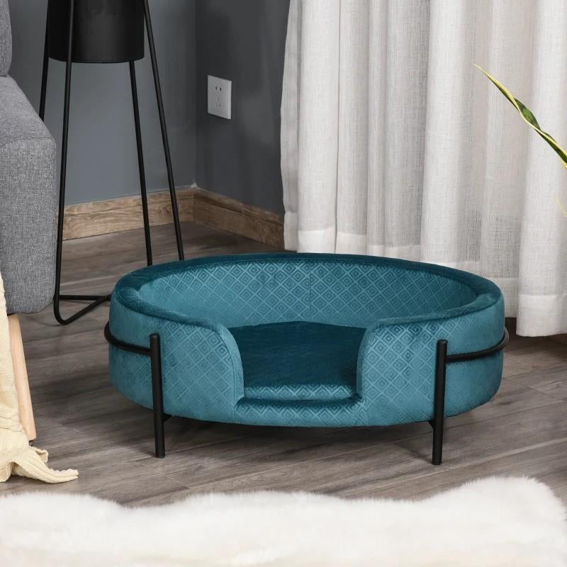 Cosy Sofa - JACK FLUWEEL GROEN - Honden Mand 61X42CM, Dieren en Toebehoren, Dierenvoeding, Ophalen