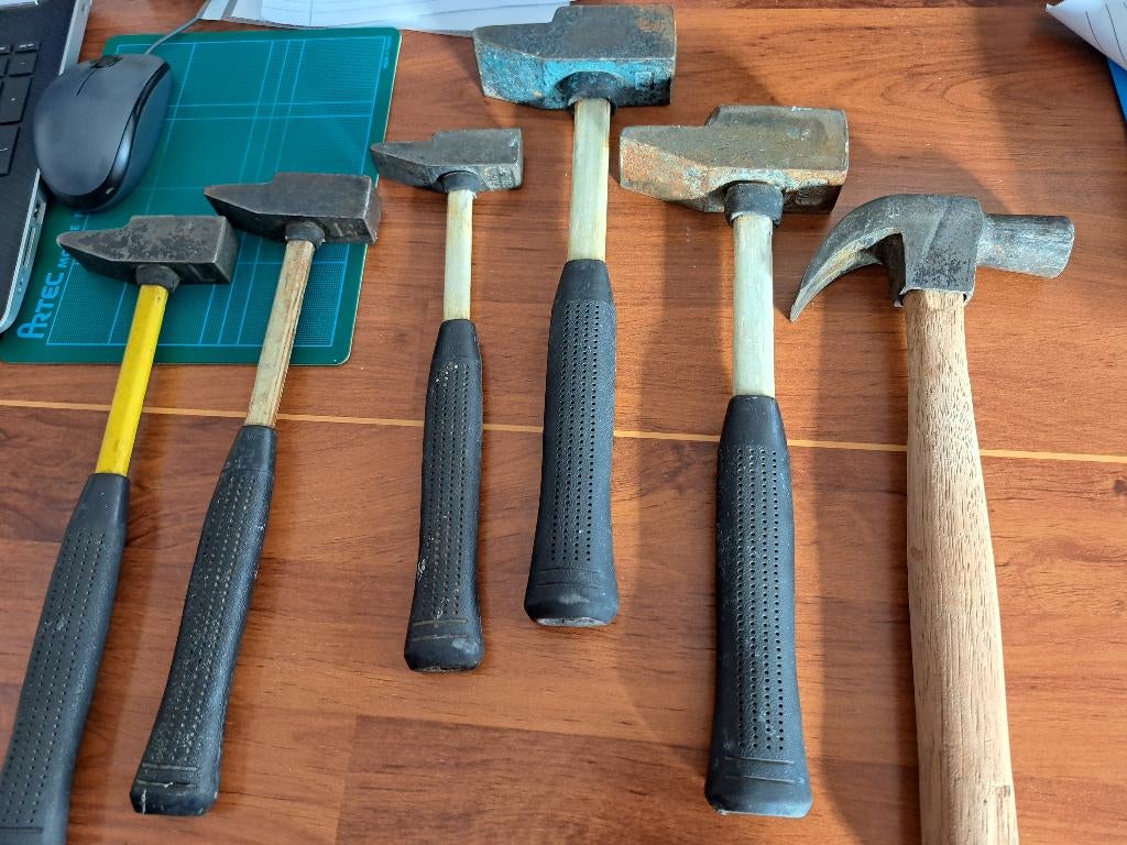 hamers bankhamers-klauwhamer -vuisthamer, Doe-het-zelf en Bouw, Gereedschap | Handgereedschap, Gebruikt, Ophalen of Verzenden