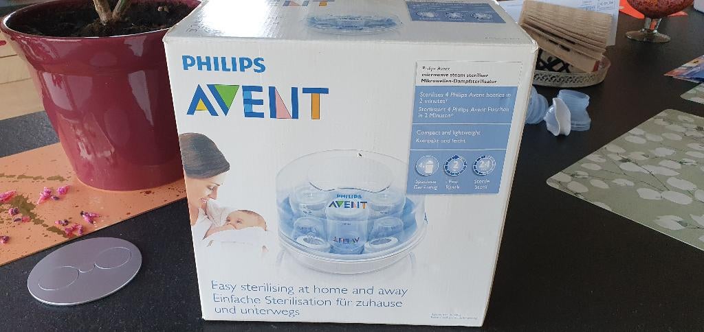 Philips Avent Sterilisator microgolfoven, Kinderen en Baby's, Ophalen of Verzenden, Zo goed als nieuw, Sterilisator
