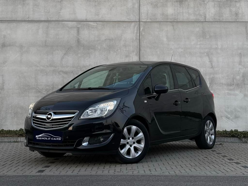 Opel Meriva B • 1.4i T • Cosmo • Airco • Camera, Auto's, Opel, Zwart, Bedrijf, Handgeschakeld, 5 deurs