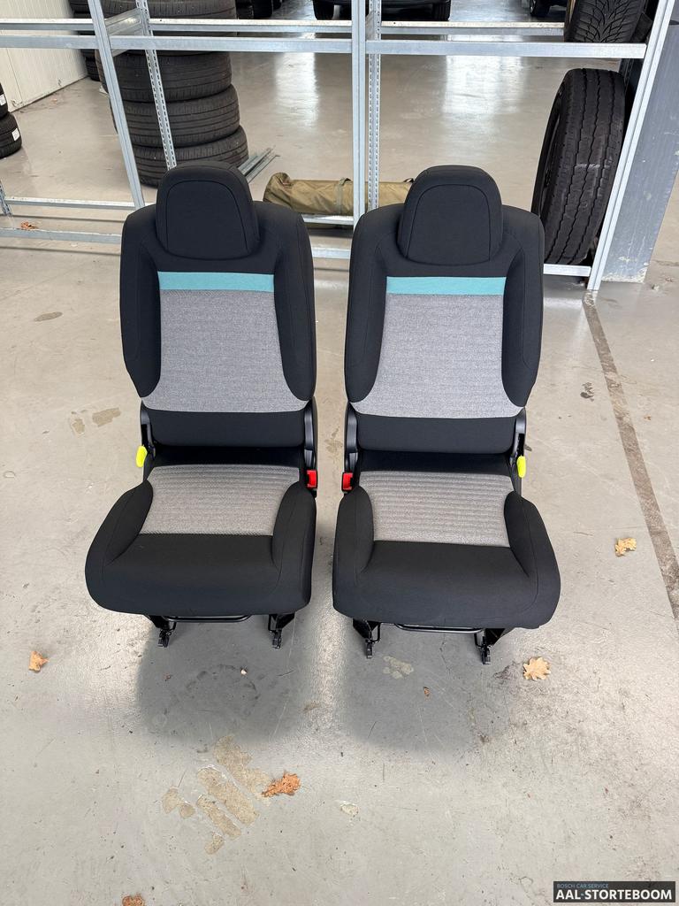 2x stoelen voor 3e rij in Berlingo, Partner, Combo Life, Pro, Ophalen, Gebruikt, -, -