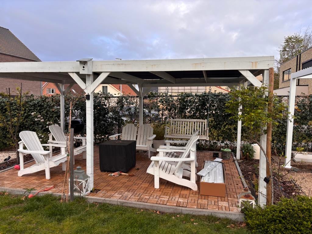 Car poort gratis af te halen ( zelf te demonteren ), Tuin en Terras, Overkappingen, Ophalen, Zo goed als nieuw, Carport