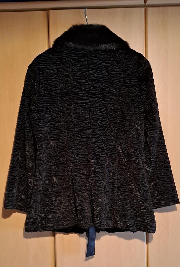 Dames jas nepbont maat 42, Your sixth sense, Zwart, Maat 42/44 (L), Nieuw