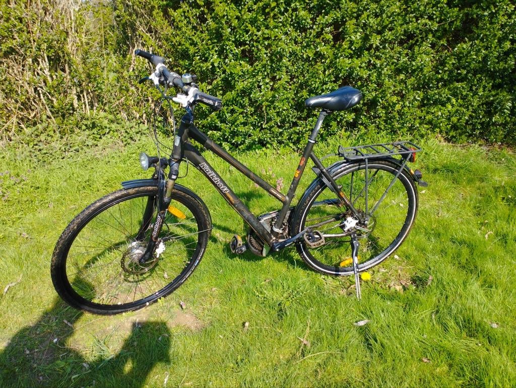 Kalkhoff voyager degelijke stad/trekkingfiets 28in RIJKLAAR, Fietsen en Brommers, 28 inch, Gebruikt, Meer dan 20 versnellingen