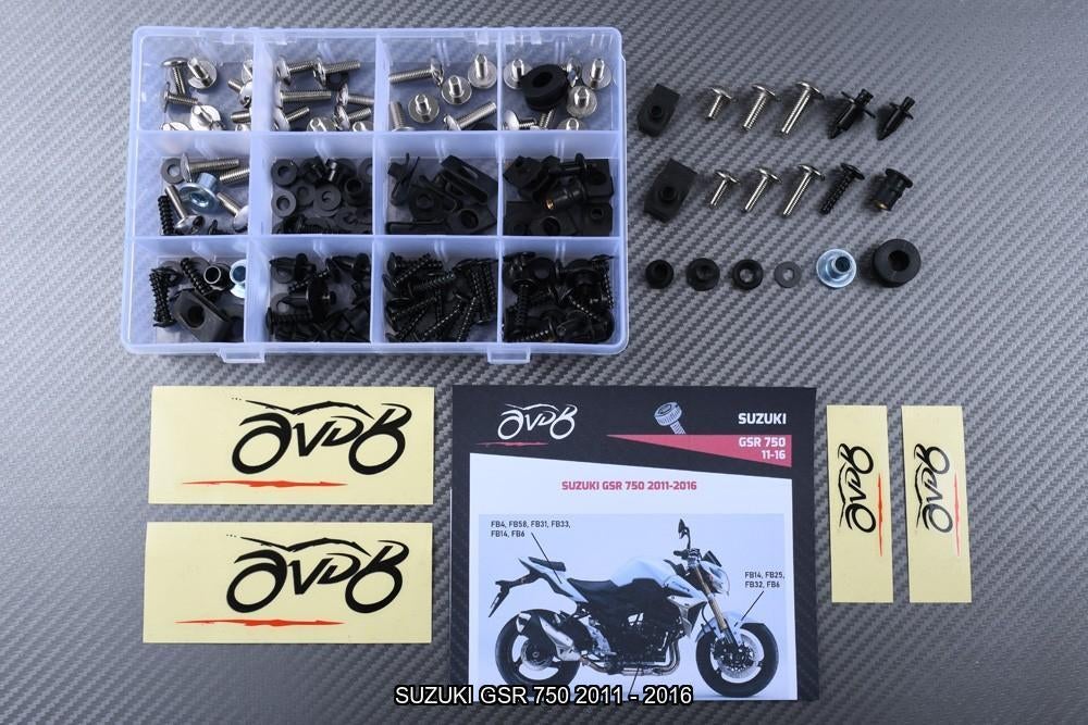 Kit visserie spécifique pour SUZUKI GSR 750 2011 - 2016, Enlèvement ou Envoi, Neuf