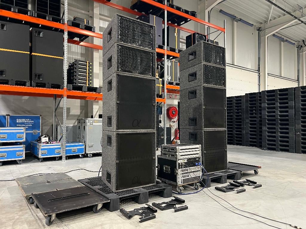 Nexo Alpha E: 4x B1-18 4x E-M NX242 Crown Macro-Tech, Overige merken, Gebruikt, Ophalen of Verzenden, Complete surroundset