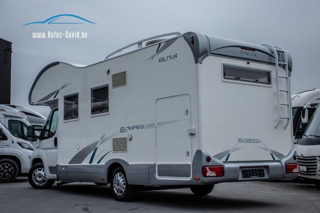 Rimor Europeo 8 EVO Alcôve 6 Lits /caméra/WC/douche, Autres marques, Fiat, Boîte manuelle, Auvent