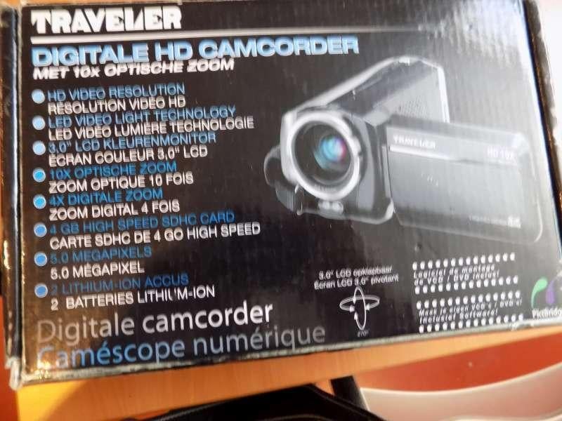 Traveler digitale Videocamera, TV, Hi-fi & Vidéo, Caméscopes numériques, Carte mémoire, Autres marques, Full HD, Caméra