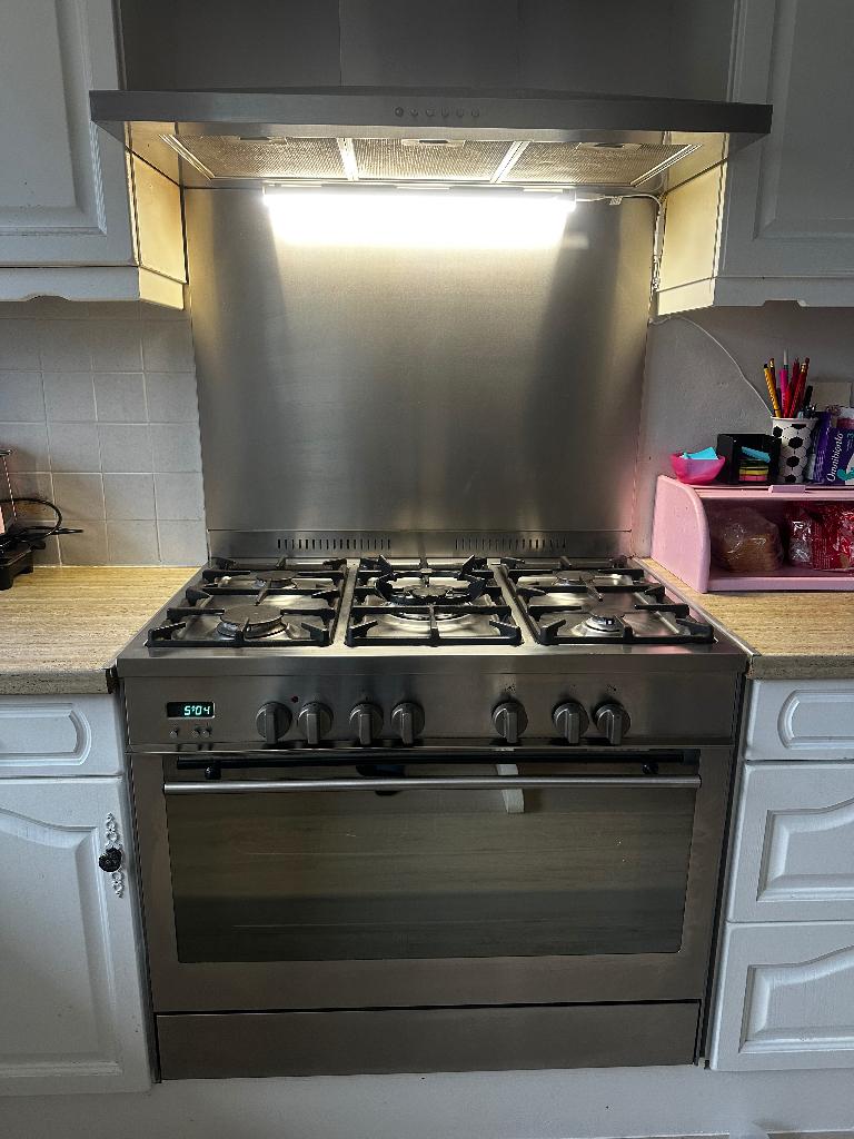 Gasfornuis met oven, Ophalen, Gebruikt, 60 cm of meer, Gas