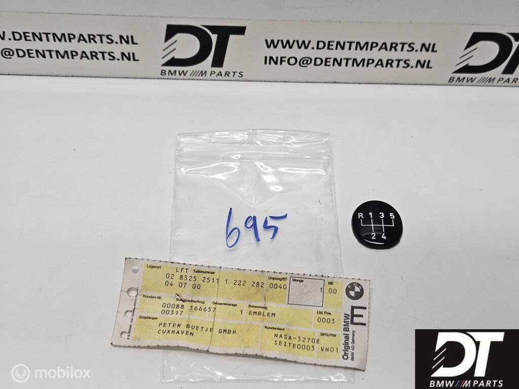 Embleem pook 5-bak BMW E30 E36 E34 25111222282, Nieuw, Ophalen of Verzenden