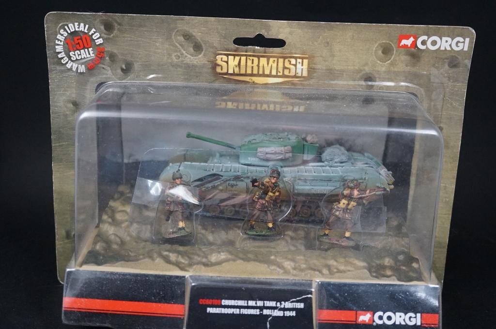 Corgi Skirmish Churchill tank - 1944 - 1/50 - TOP, Ophalen of Verzenden, Zo goed als nieuw, Corgi