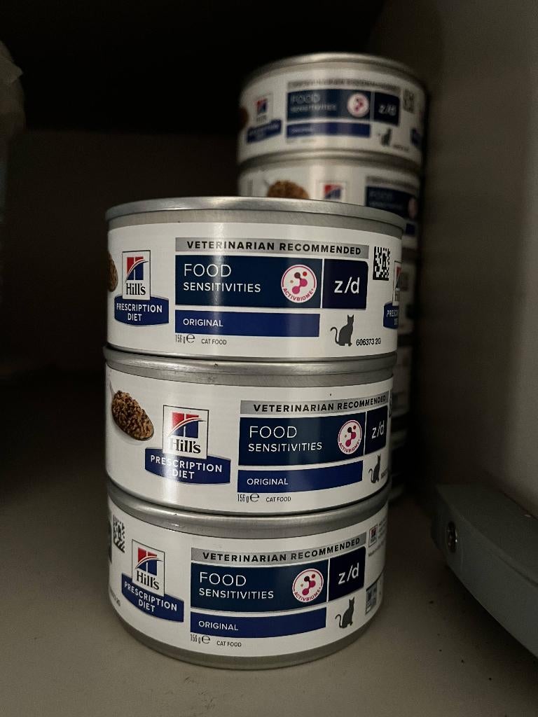 Hill's Food sensitivities z/d natvoer kat, Ophalen, Kat