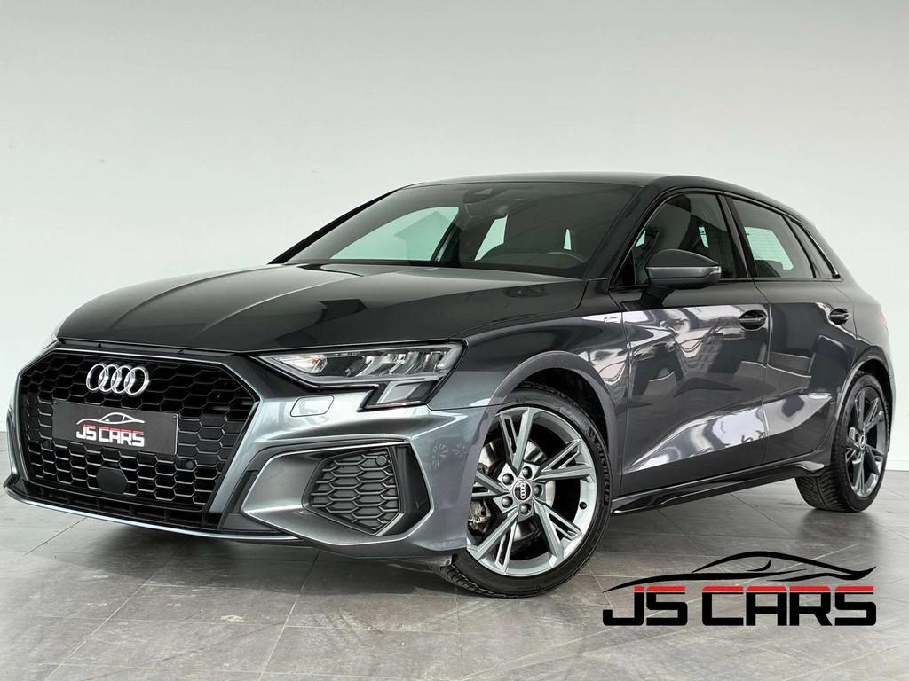 Audi A3 SPORTBACK2.0TDi FULL SLINE-1ERPRO-COCKPIT-JANTES18, Argent ou Gris, Achat, Euro 6, Entreprise