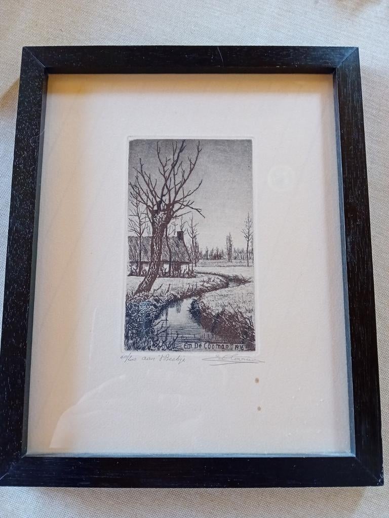 Aan 't beekje van Emiel De Cooman, Enlèvement, Paysage