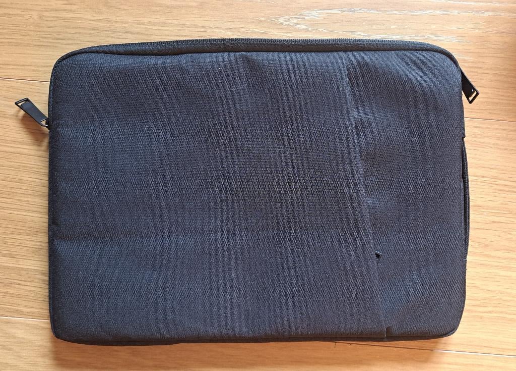 Sac matelassé noir tablette-ordinateur 35 X 25 cm, Enlèvement ou Envoi, Utilisé, Porte-document