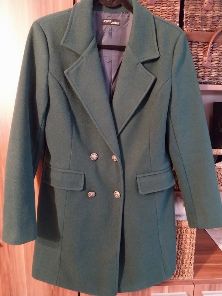 Manteau vert à peine porté pour la taille 40, Enlèvement ou Envoi, Taille 38/40 (M)