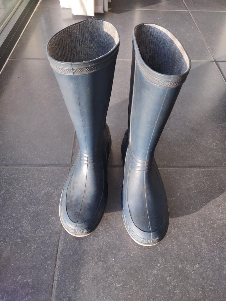 blauwe rubberen laarzen - maat 37, Kinderen en Baby's, Kinderkleding | Schoenen en Sokken, Ophalen, Gebruikt, Jongen of Meisje