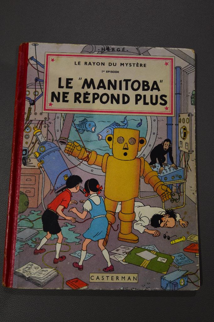 Jo, Zette et Jocko Hergé Le manitoba ne répond plus, Enlèvement ou Envoi, Une BD, Utilisé, Hergé