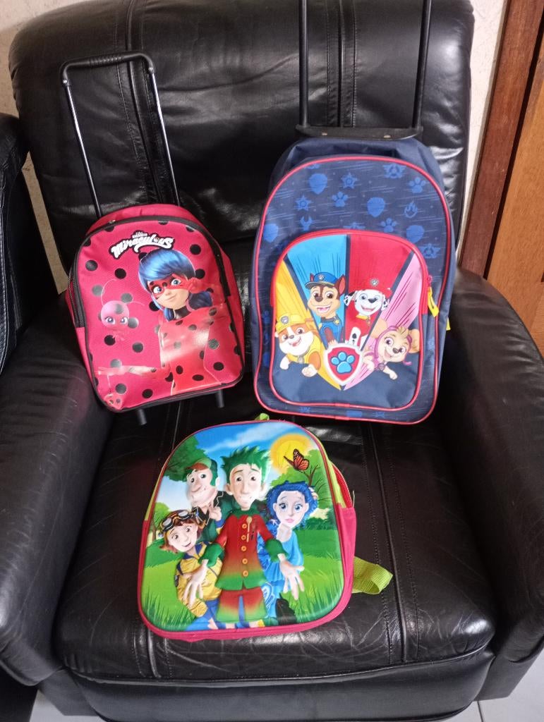 rugzakjes, toiletzakje, handtasje, trolley - kinderen, 1-6€, Ophalen of Verzenden, Gebruikt